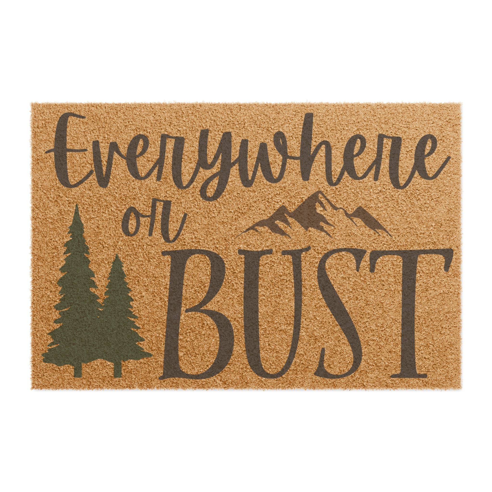 Everywhere or Bust Doormat
